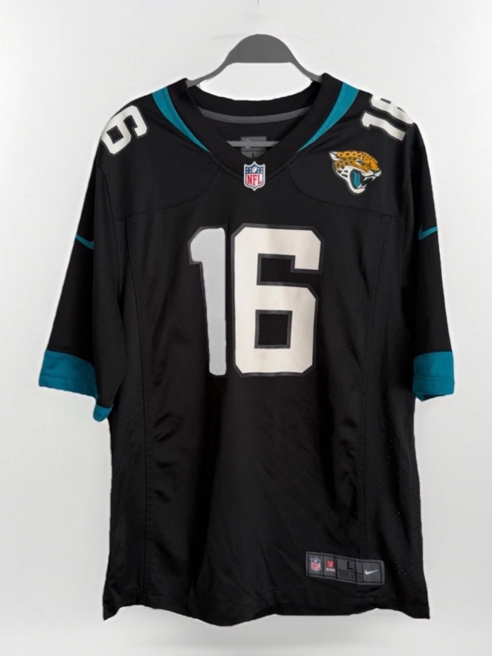 Trevor Lawrence Jacksonville Jaguars Jersey Black Colorway Men's L NFL Football